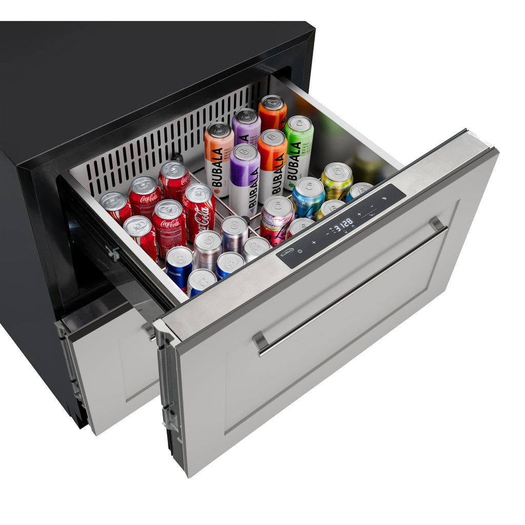 23 in. Panel Ready Two-Drawer Refrigerator and Freezer