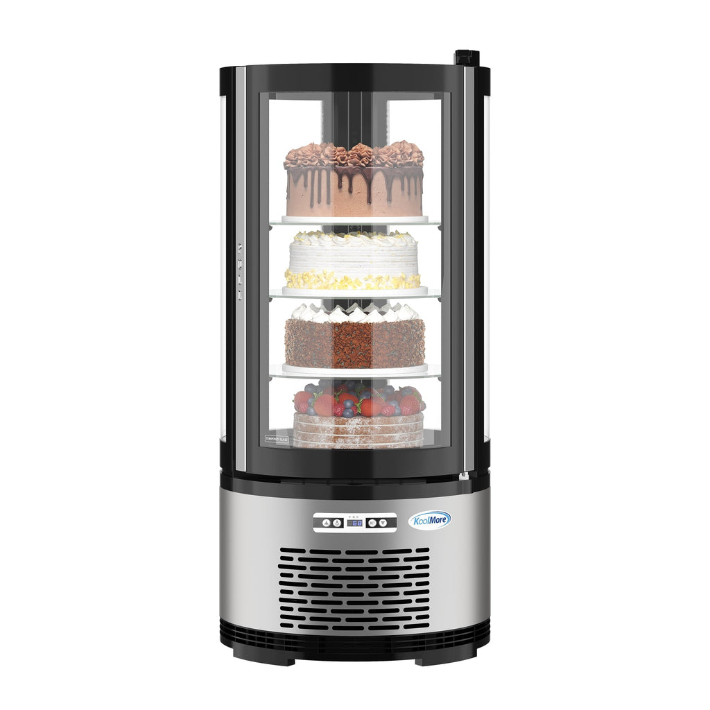 19 in. Circular Refrigerated Countertop Bakery Display Case