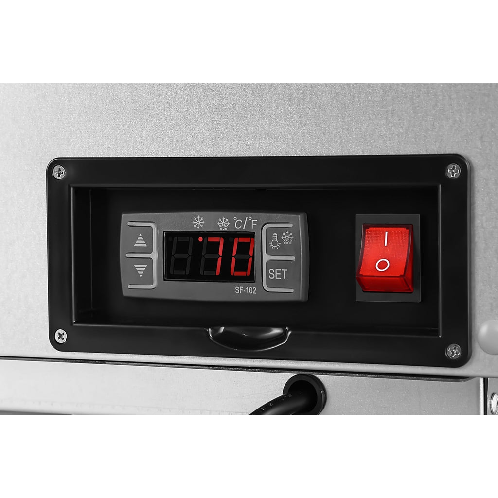 27 in.  Drop-In Countertop Display Refrigerator in Black