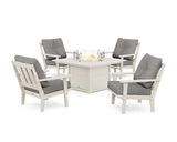 Oxford 5-Piece Deep Seating Set with Fire Pit Table