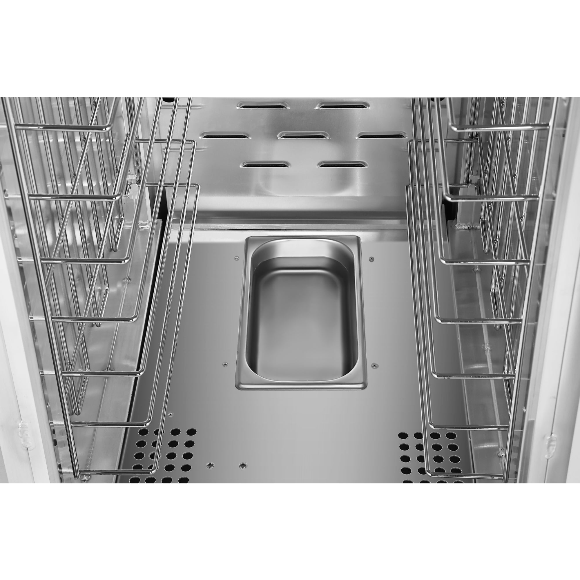 33 in. Commercial Insulated Heated Holding/Proofing Cabinet with Glass Door and Wire Racks in Silver
