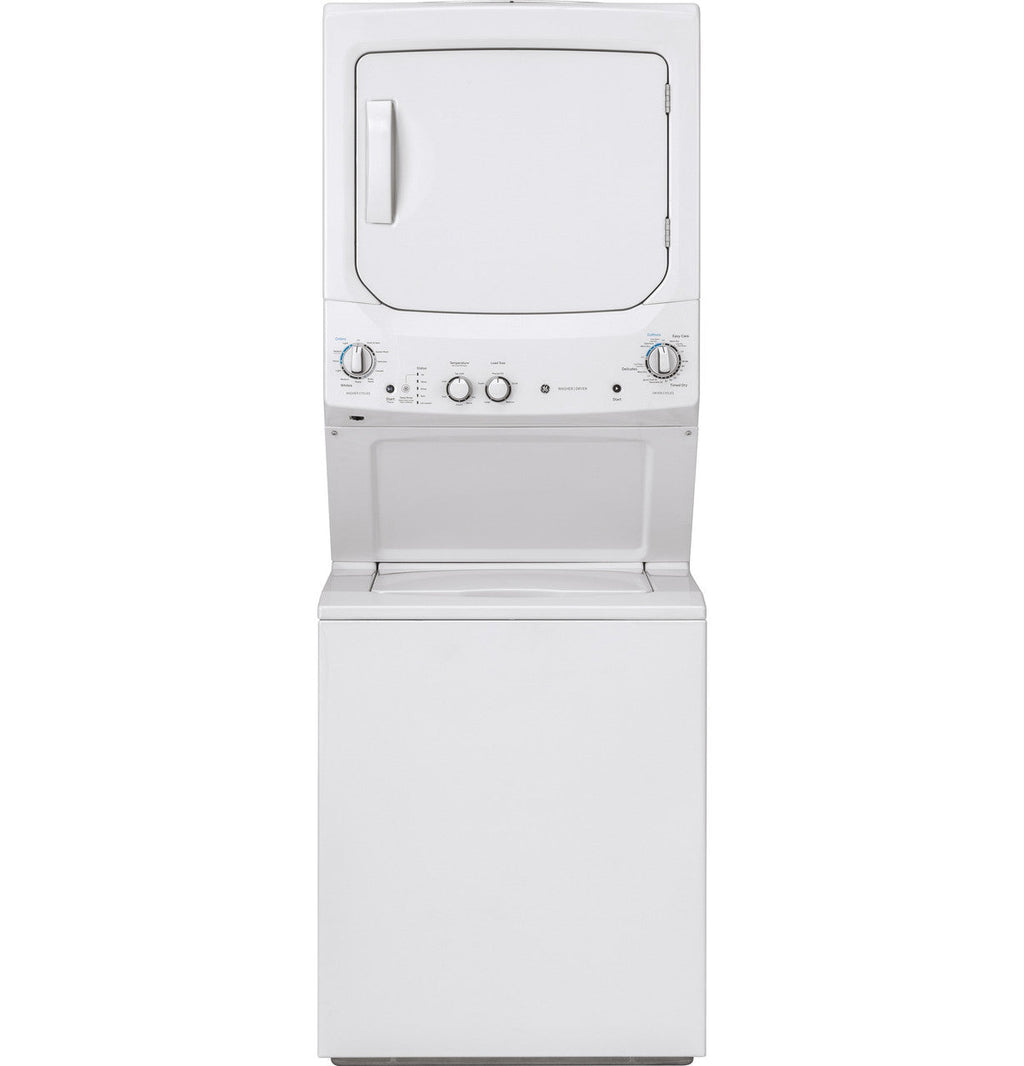 GE Unitized Spacemaker® 3.8 cu. ft. Capacity Washer with Stainless Steel Basket and 5.9 cu. ft. Capacity Long Vent Electric Dryer