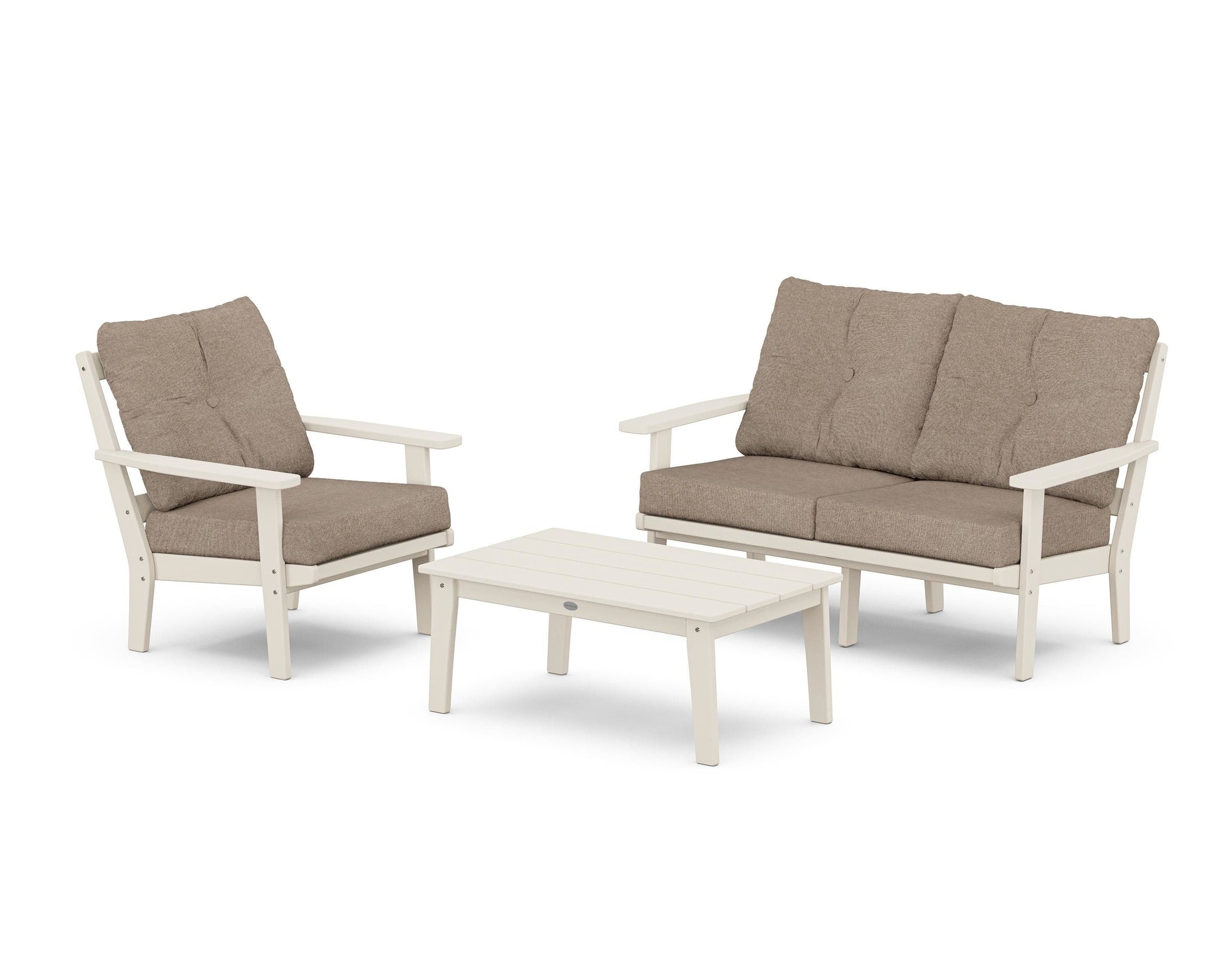 Prairie 3-Piece Deep Seating Set with Loveseat