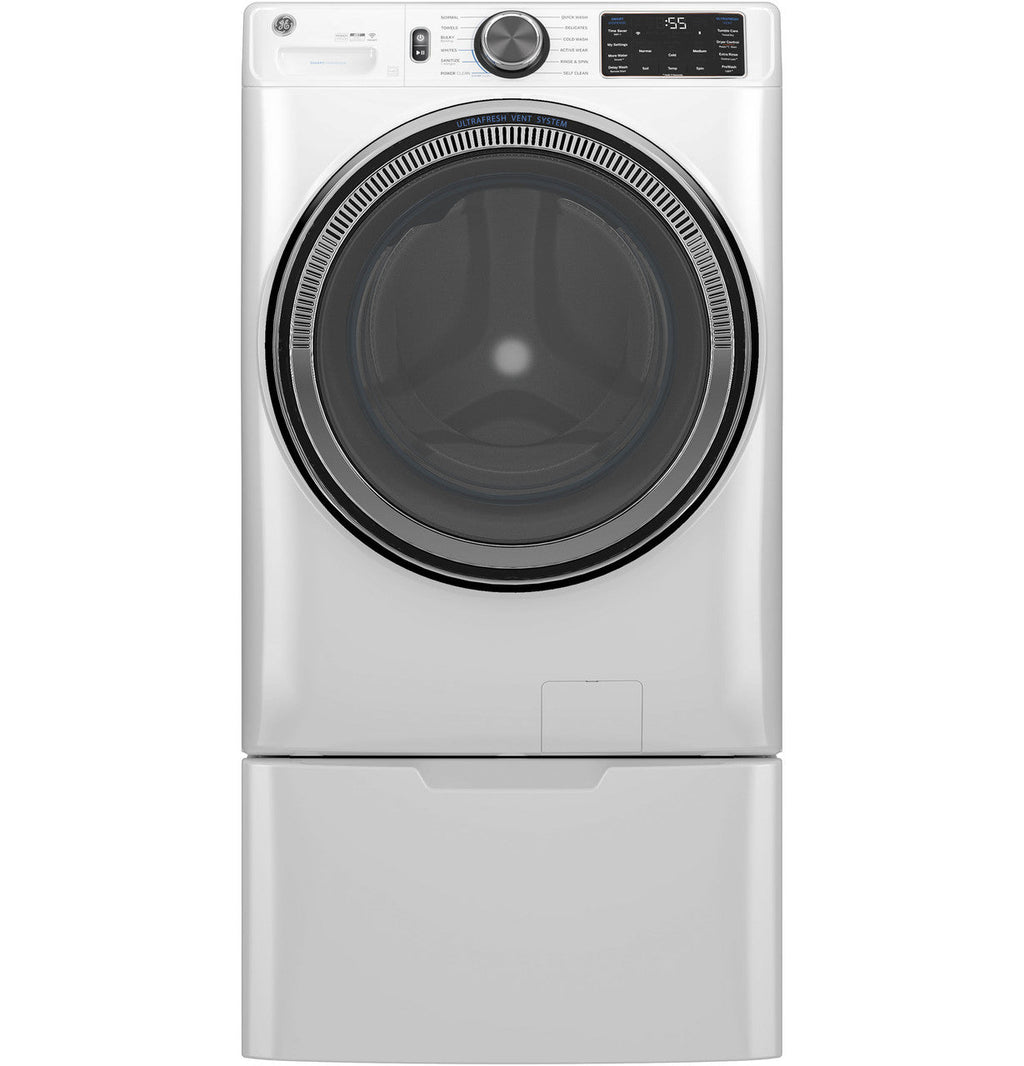 GE GE® ENERGY STAR® 5.0 cu. ft. Capacity Smart Front Load Steam Washer with SmartDispense™ UltraFresh Vent System with OdorBlock™ and Steam