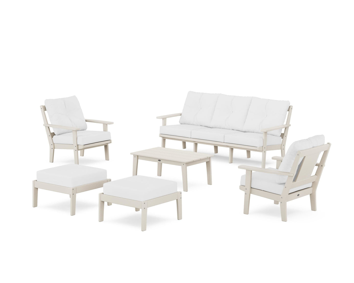 Prairie 6-Piece Lounge Sofa Set