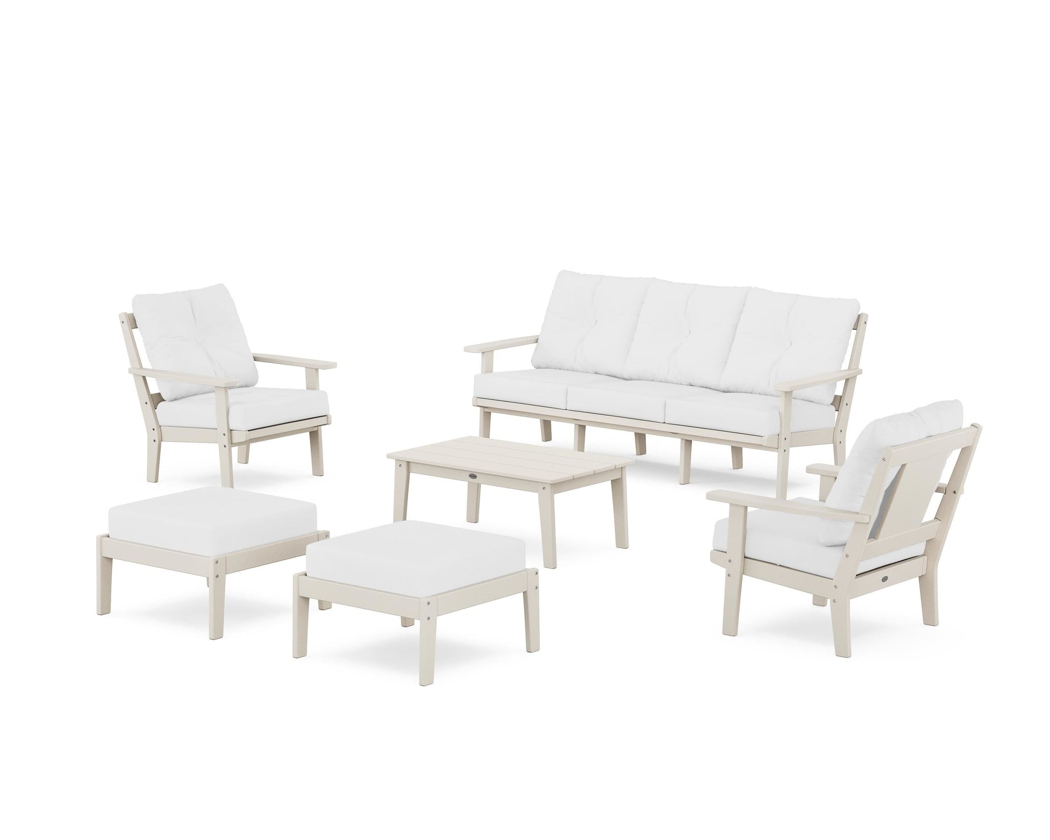 Prairie 6-Piece Lounge Sofa Set
