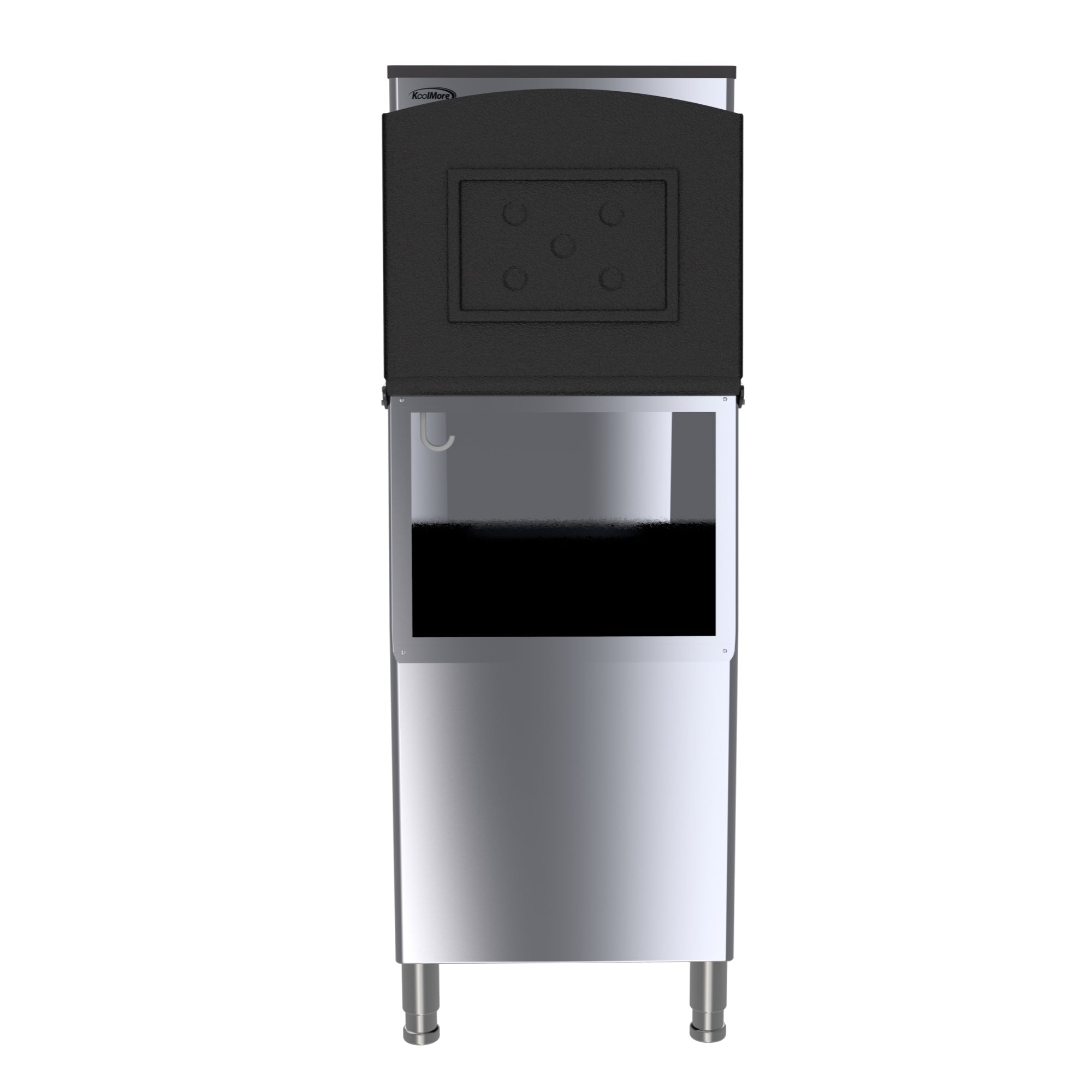 25 in. Stainless-Steel Commercial Air cooled Modular Ice Maker with Full Cube Production, 315lbs/24h