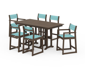 EDGE Sling 7-Piece Farmhouse Counter Set