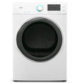 8 cu. ft. Large Capacity Stackable Vented Electric Front Load Dryer in White, 240V