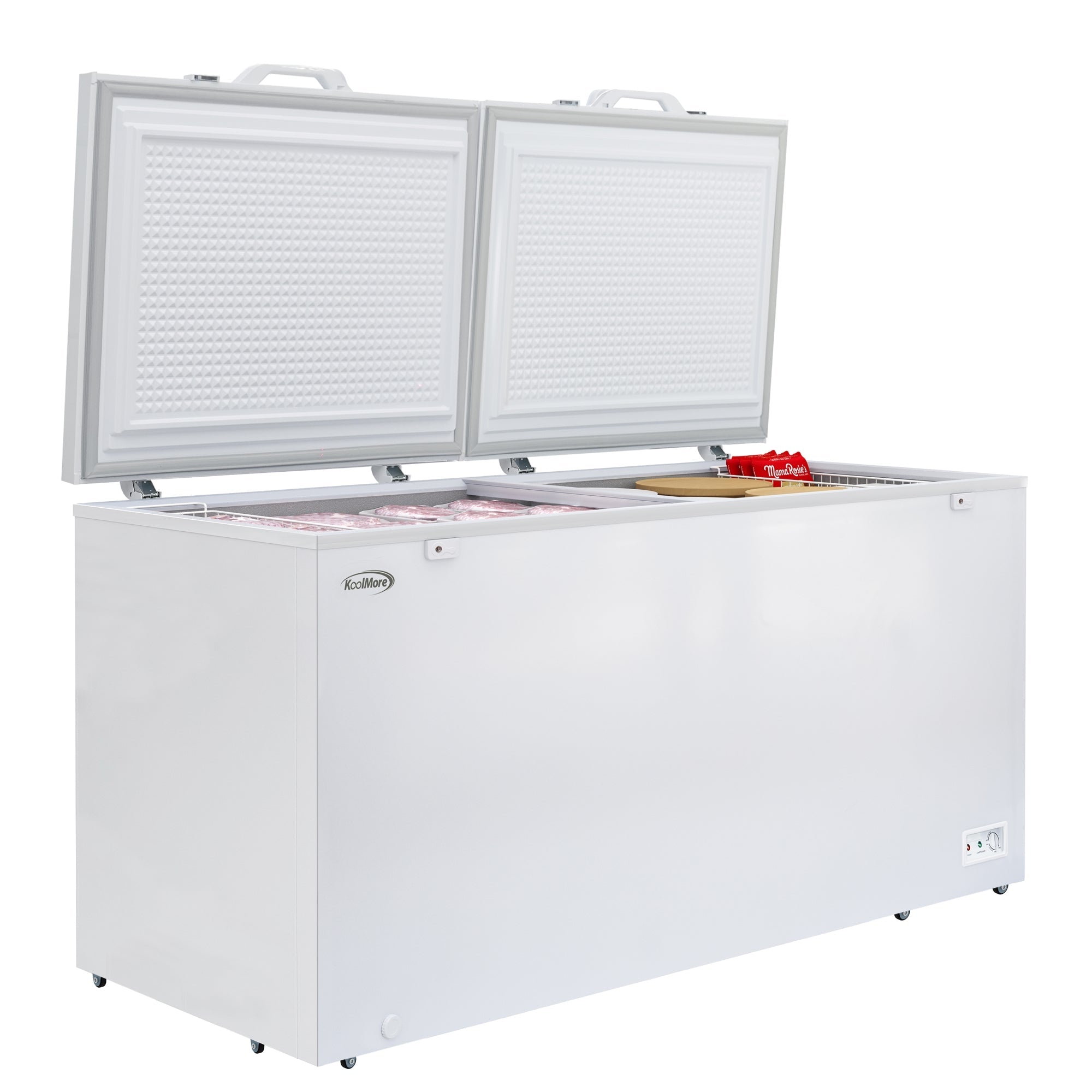 79 in. Commercial Chest Freezer, 30 Cu. Ft. in White, ETL Listed