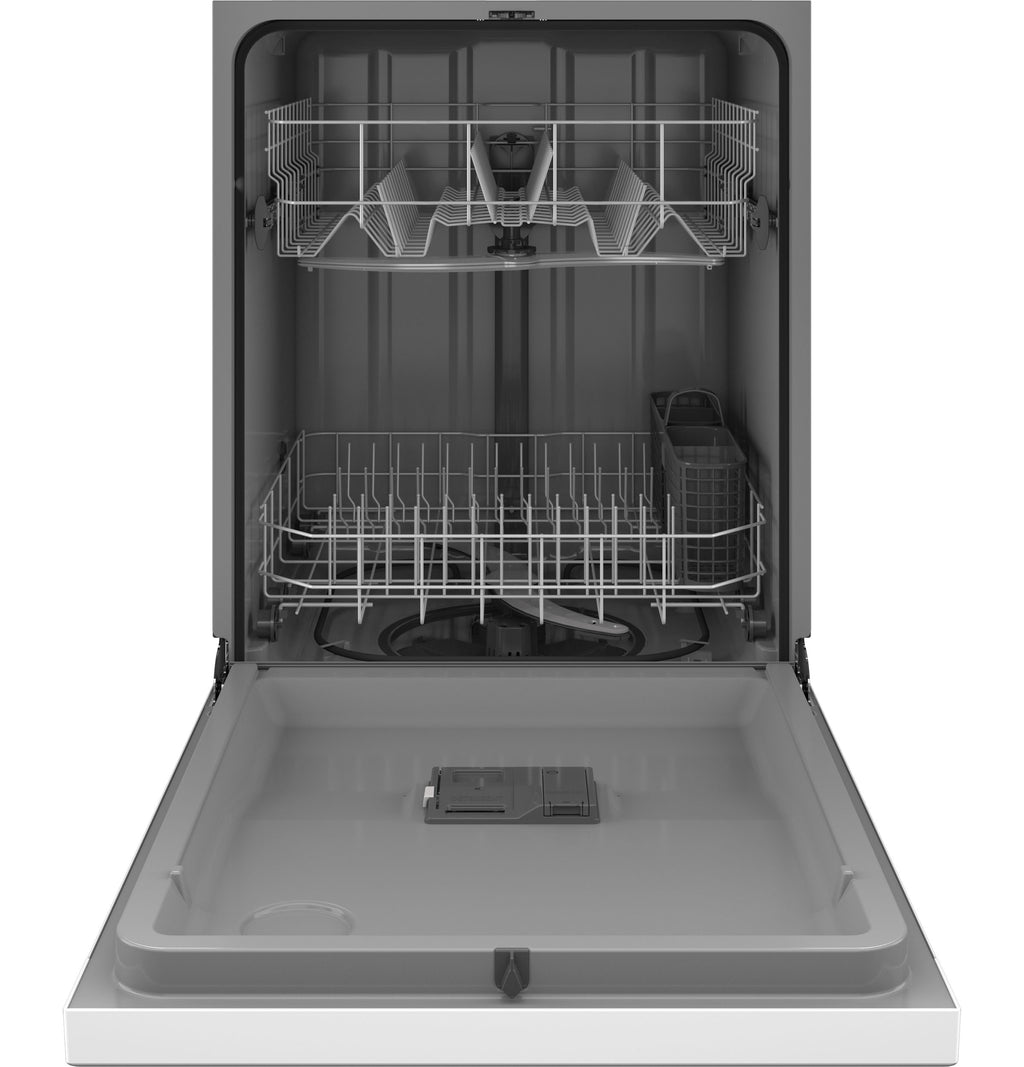 GE Hotpoint® One Button Dishwasher with Plastic Interior