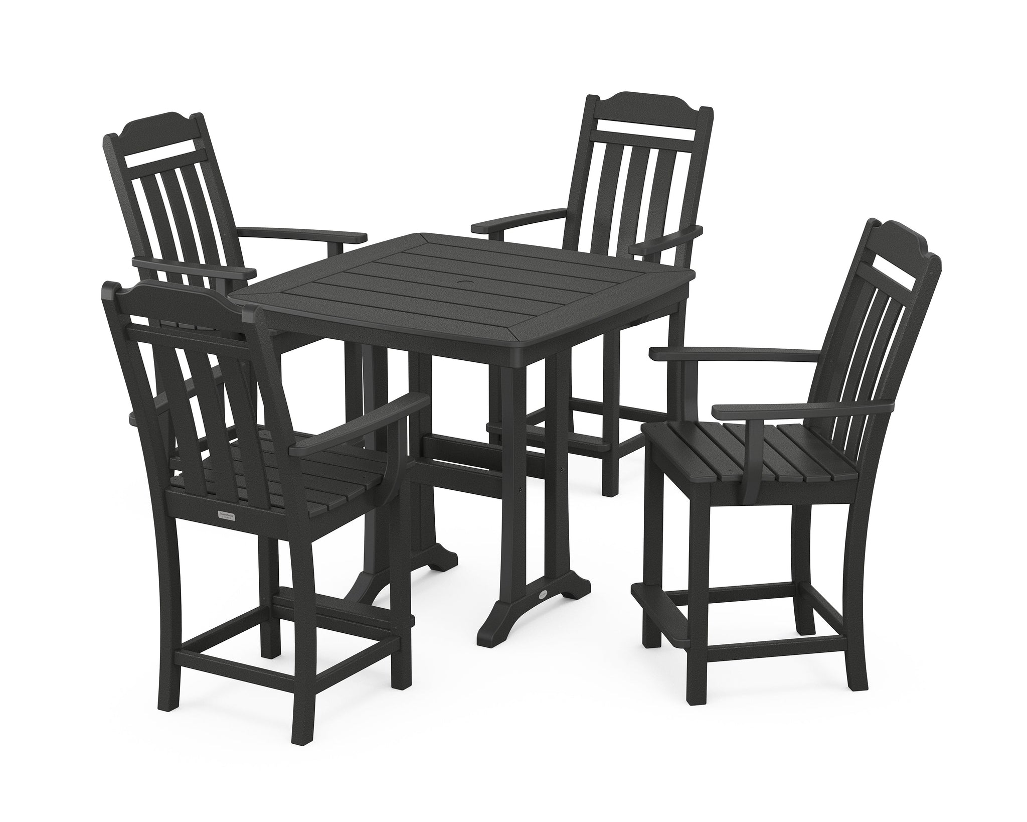 Cottage 5-Piece Counter Set with Trestle Legs