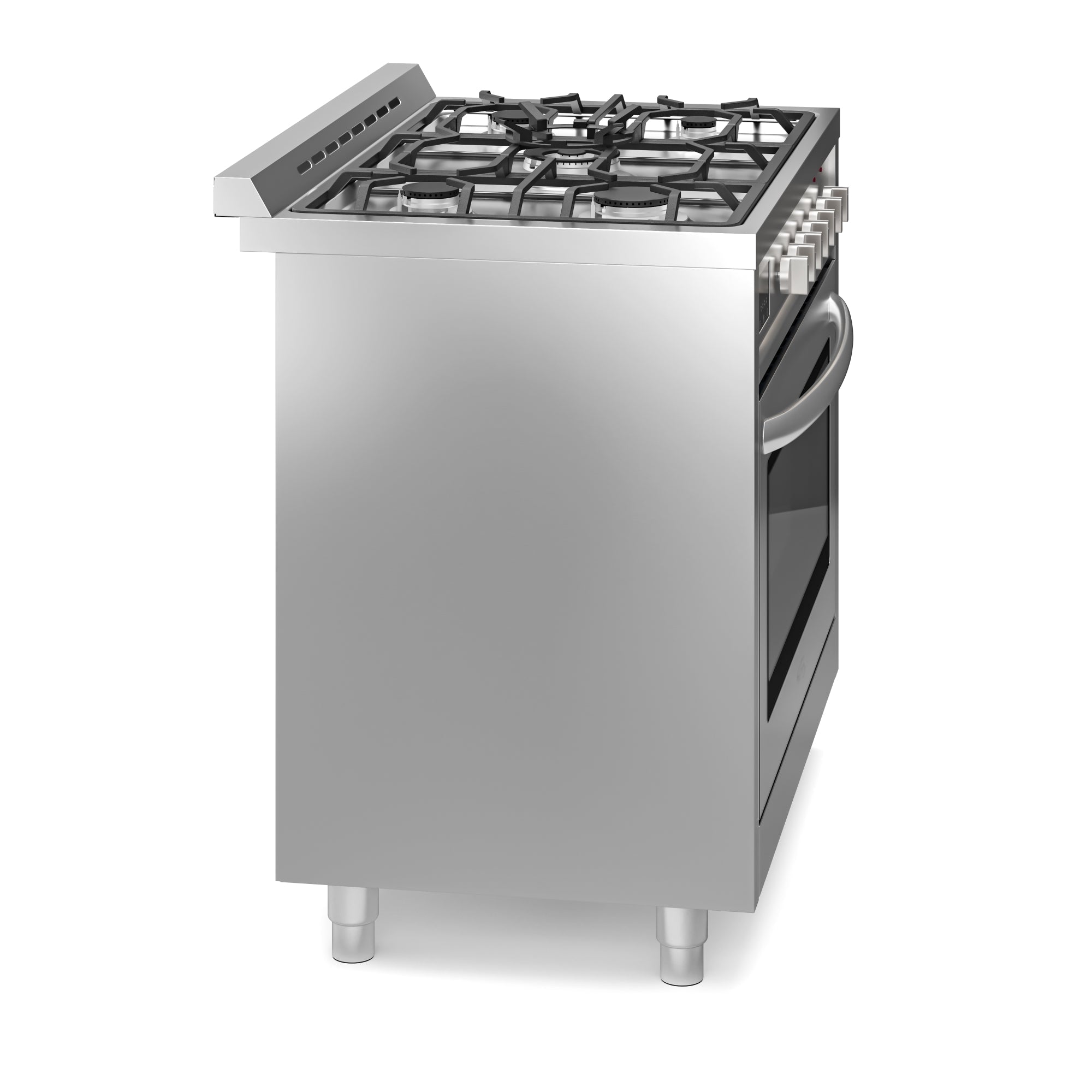 36 in. Professional Dual Fuel Range in Stainless Steel with Legs, 4.3 cu. ft.