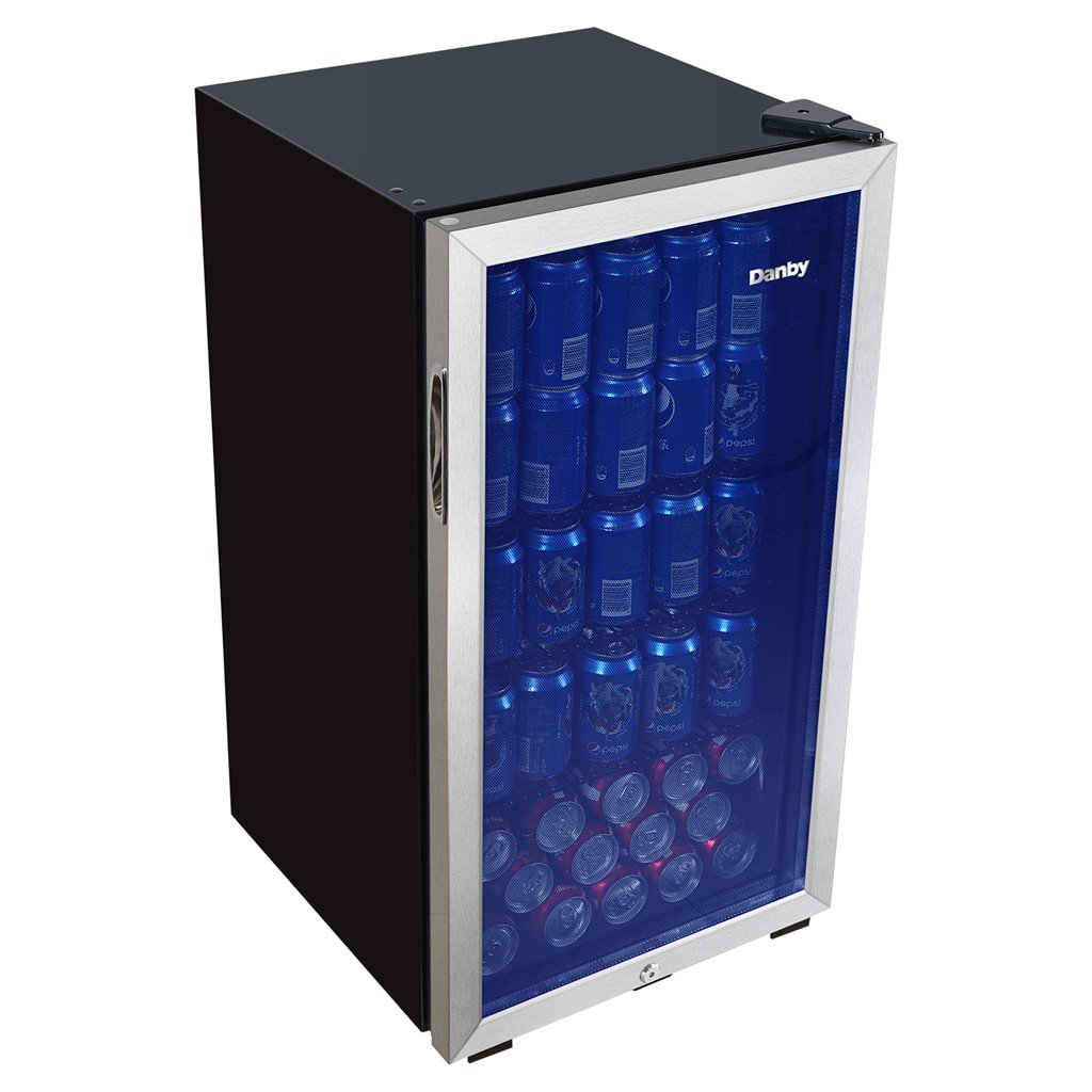 Danby 3.1 cu. ft. Free-Standing Beverage Center in Stainless Steel