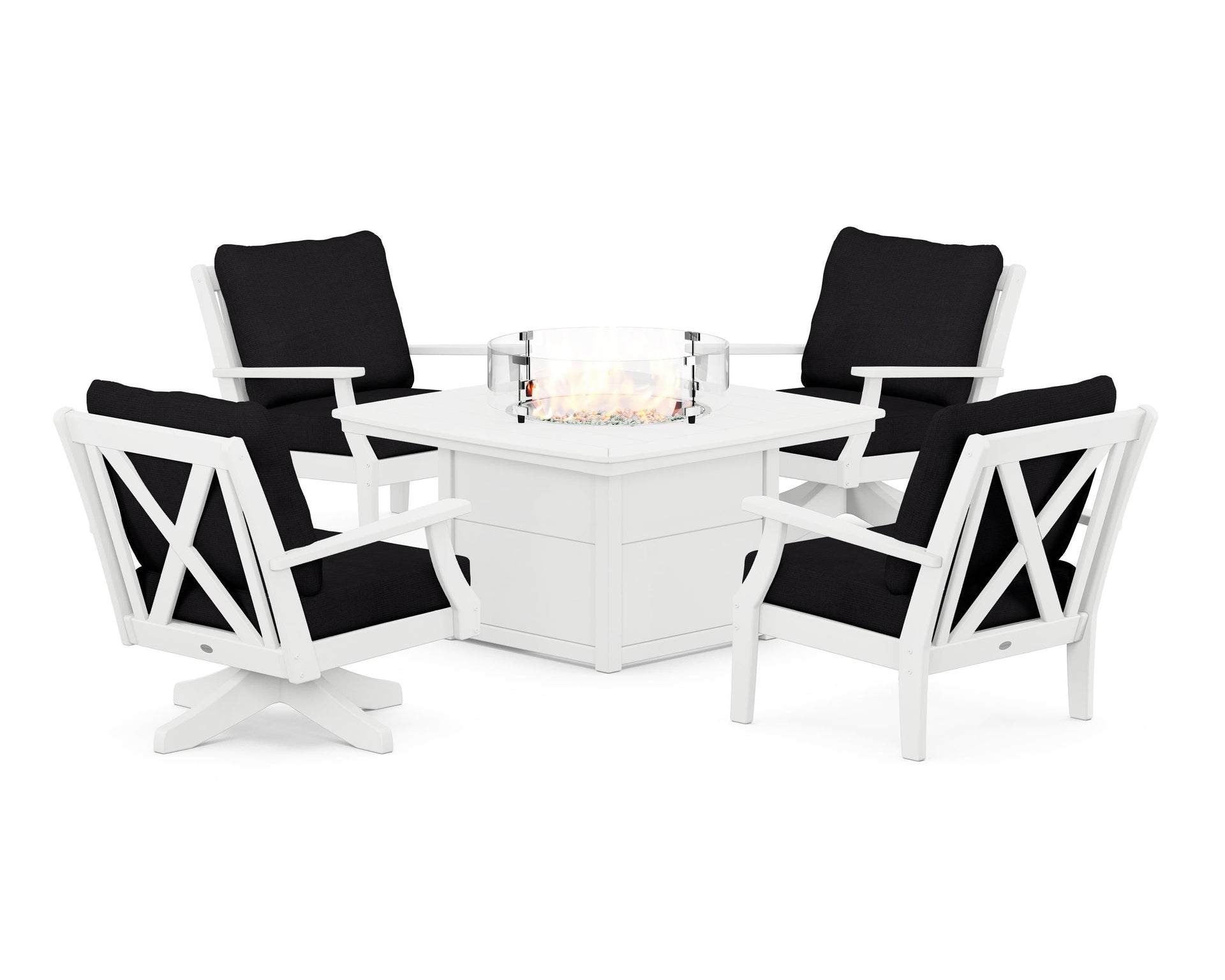 Braxton 5-Piece Deep Seating Set with Fire Table