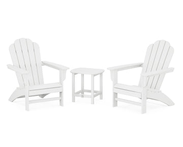 Cottage Adirondack Chair 3-Piece Set