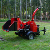 MechMaxx DCH7 Wood Chipper 25HP 750cc Twin Cylinder ZONSEN Petrol Engine 7" Hydraulic Feeding New