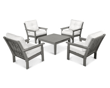 Vineyard 5-Piece Deep Seating Conversation Set