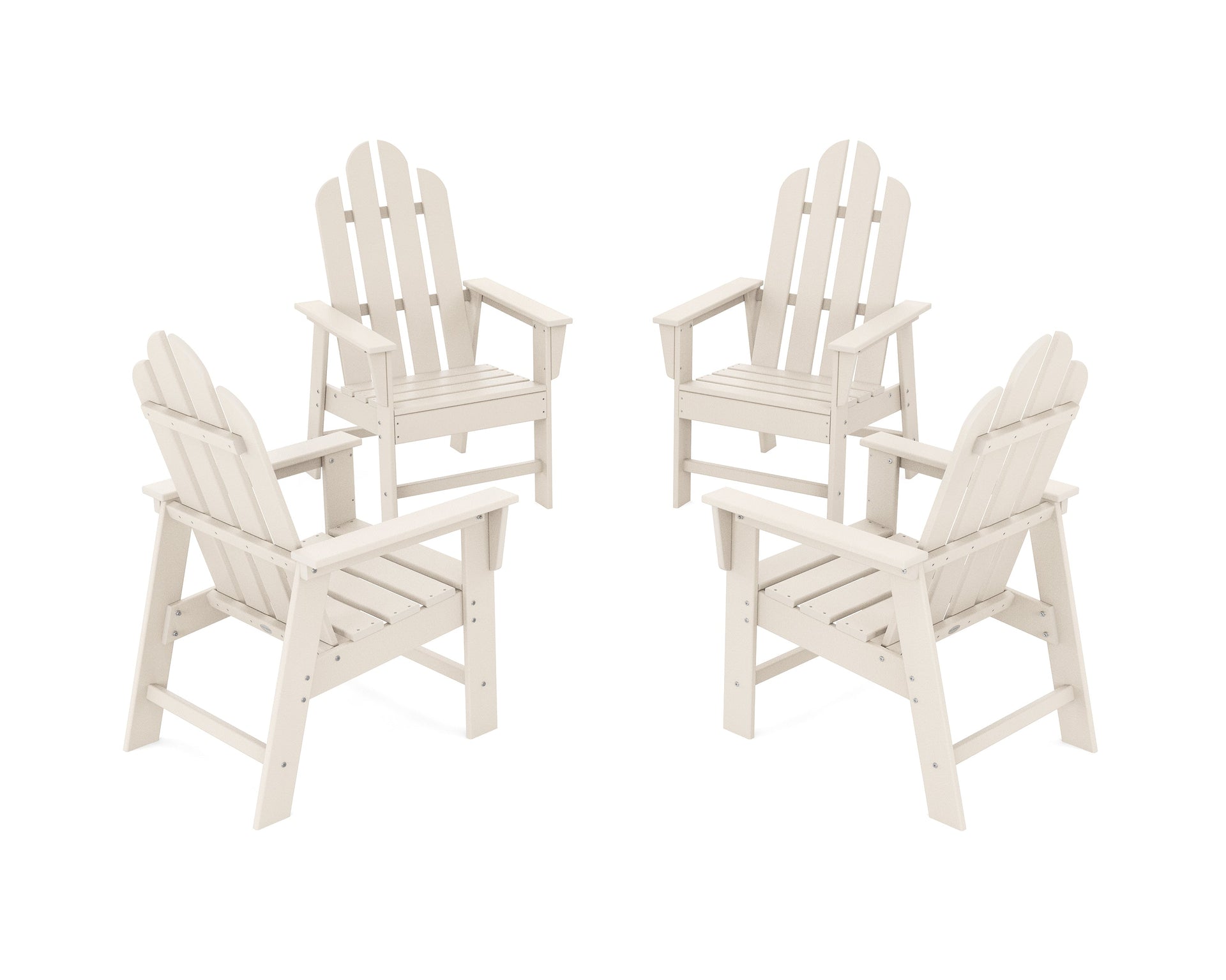 Long Island 4-Piece Upright Adirondack Conversation Set
