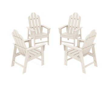 Long Island 4-Piece Upright Adirondack Conversation Set
