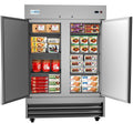 54 in. Two-Door Reach-In Freezer 47 cu ft.