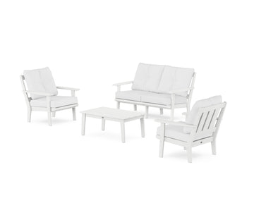 Oxford 4-Piece Deep Seating Set with Loveseat