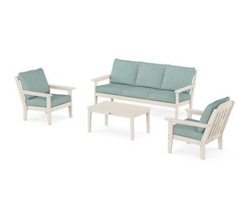 Cottage 4-Piece Deep Seating Set with Sofa