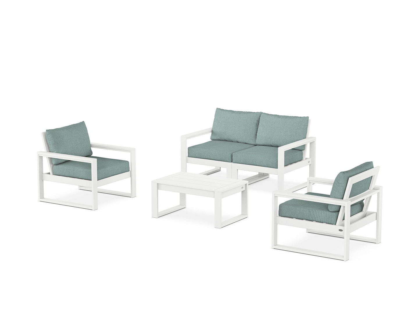 EDGE Sectional 4-Piece Deep Seating Set with Loveseat