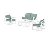EDGE Sectional 4-Piece Deep Seating Set with Loveseat
