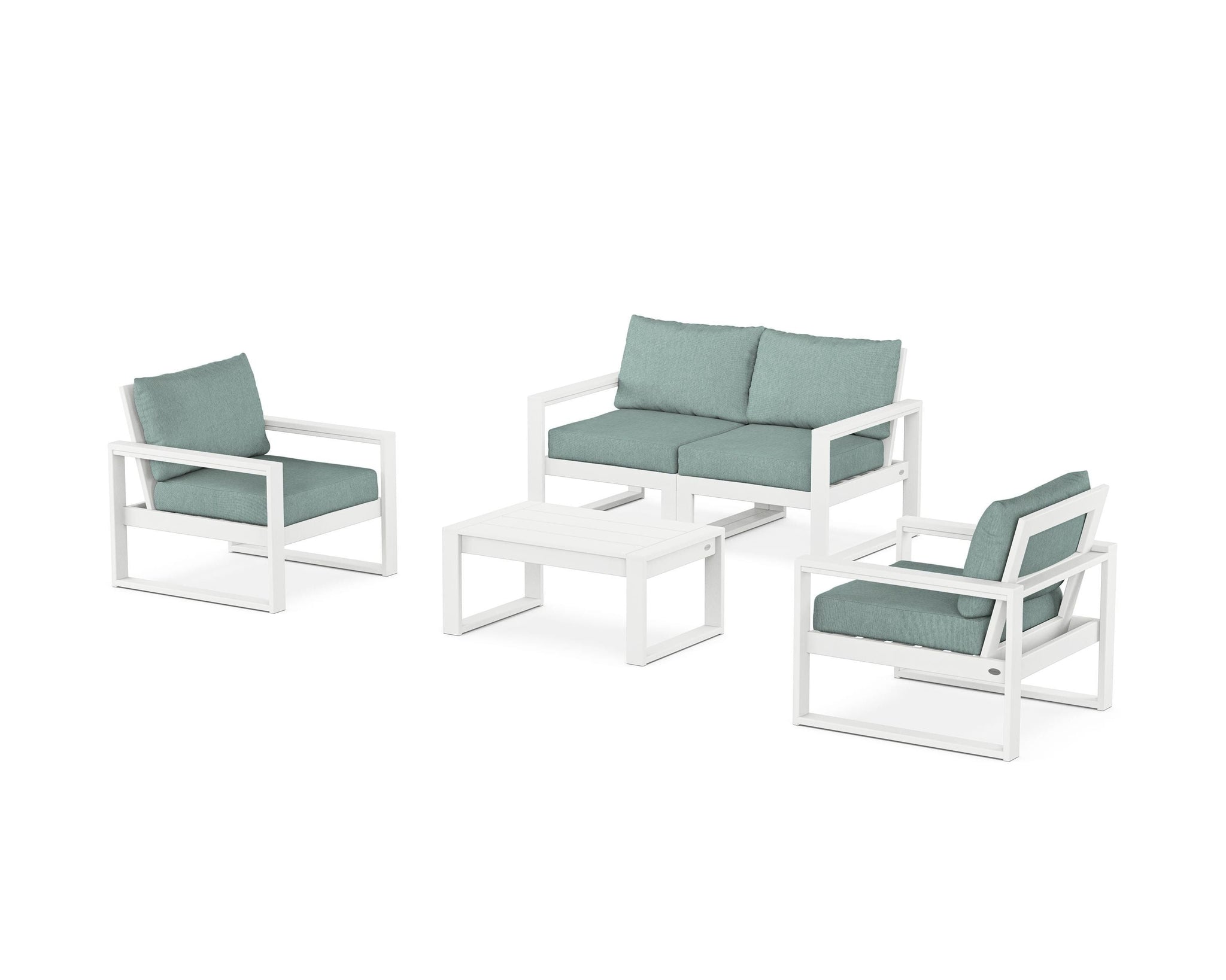 EDGE Sectional 4-Piece Deep Seating Set with Loveseat