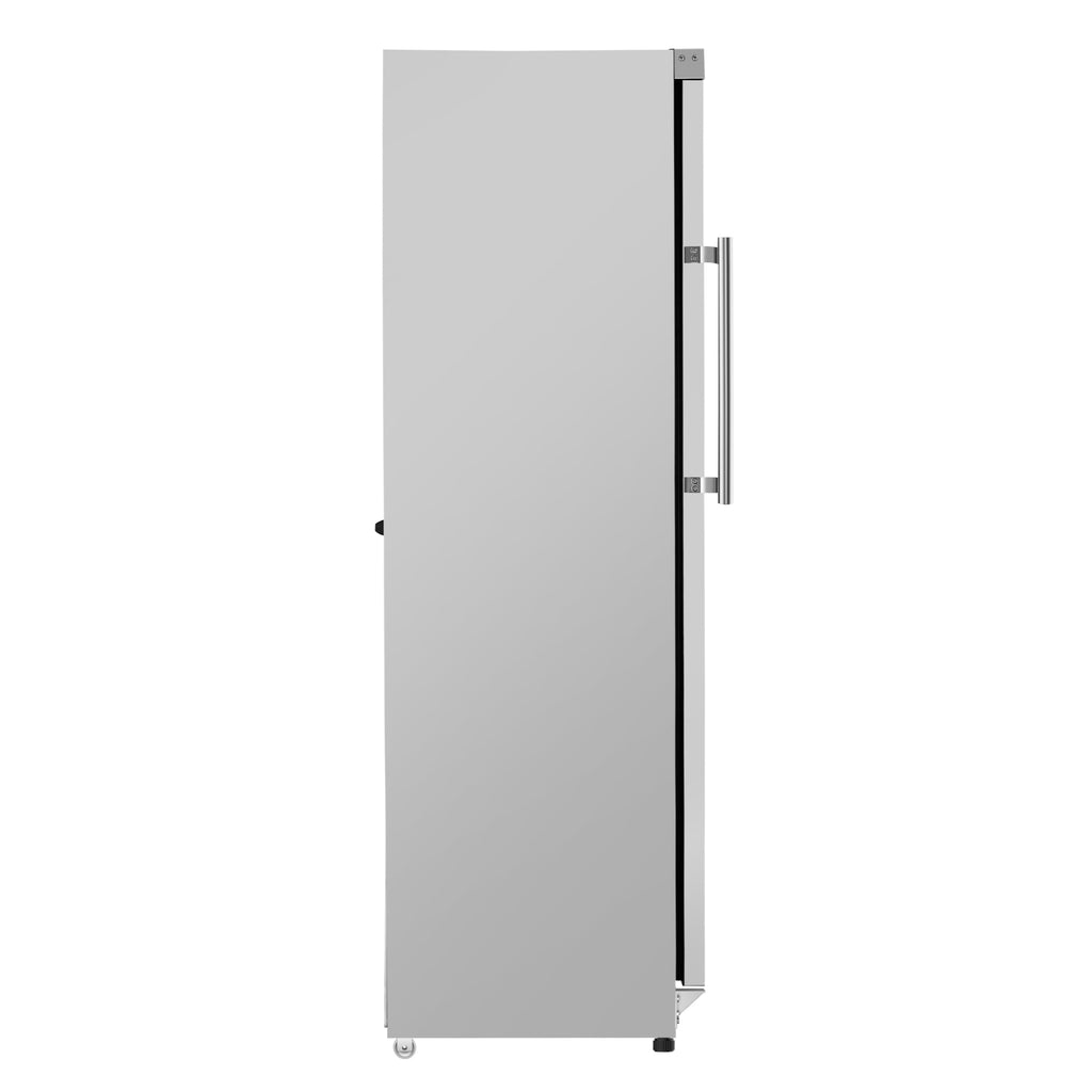 12 Cu. ft. Commercial Freezer with Glass Door in Stainless Steel - Manual Defrost