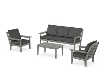 Cottage 4-Piece Deep Seating Set with Sofa