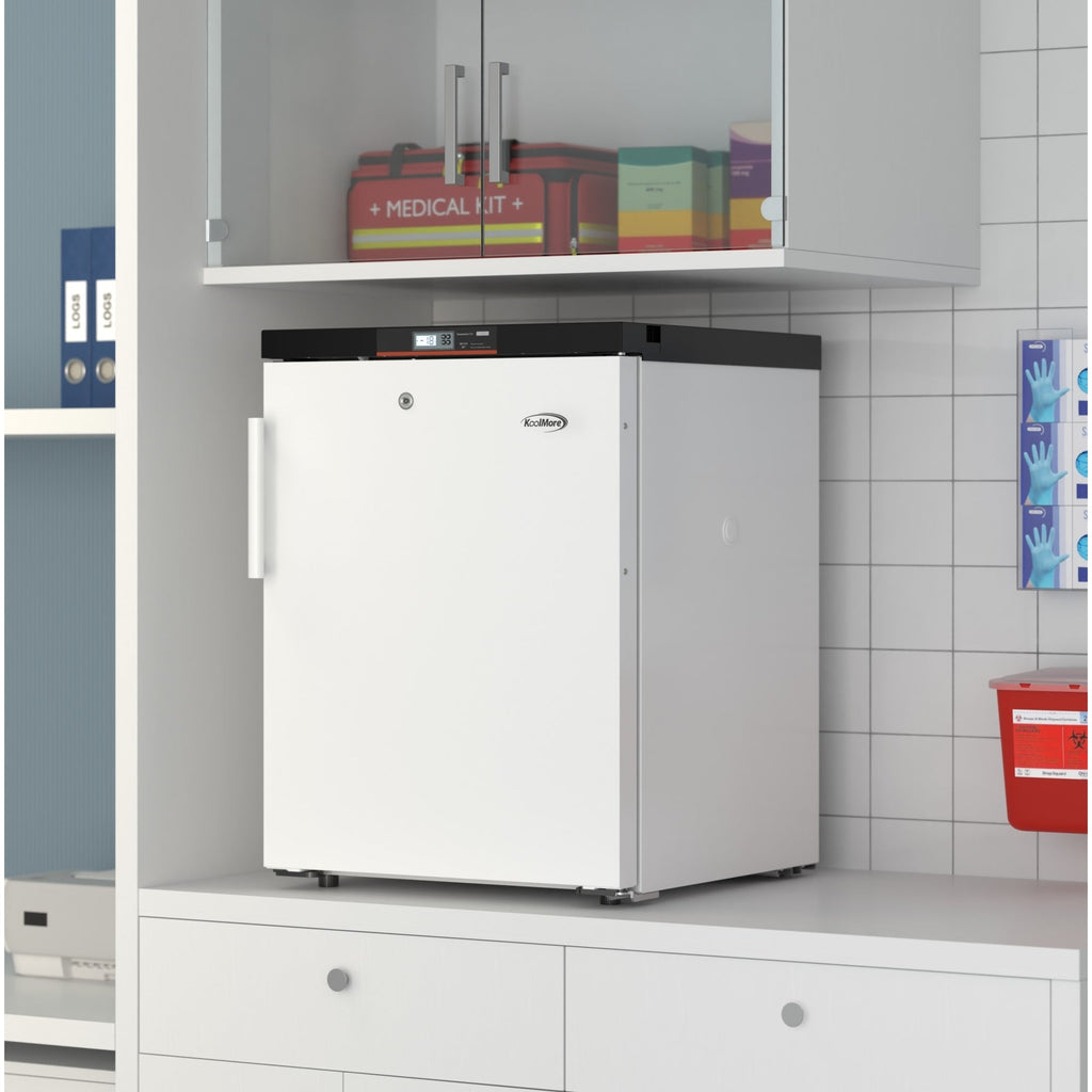 24 in. -25 C Undercounter Medical Freezer For Pharmacy / Laboratory With Dynamic Freeze, LED Display, Multi-Level Emergency Alarms, and Precise Temperature Control, 3.7 Cu. Ft.