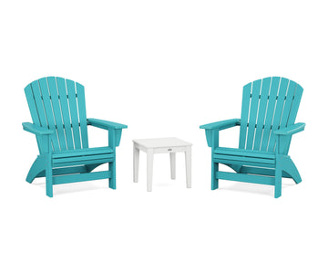 3-Piece Nautical Grand Adirondack Set