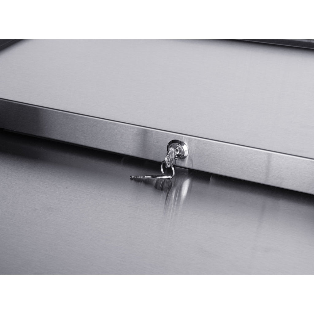 36 in. Commercial Glass Froster in Stainless Steel, ETL Listed, 9 cu. ft.