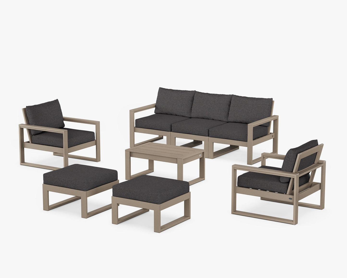EDGE Sectional 8-Piece Lounge Sofa Set
