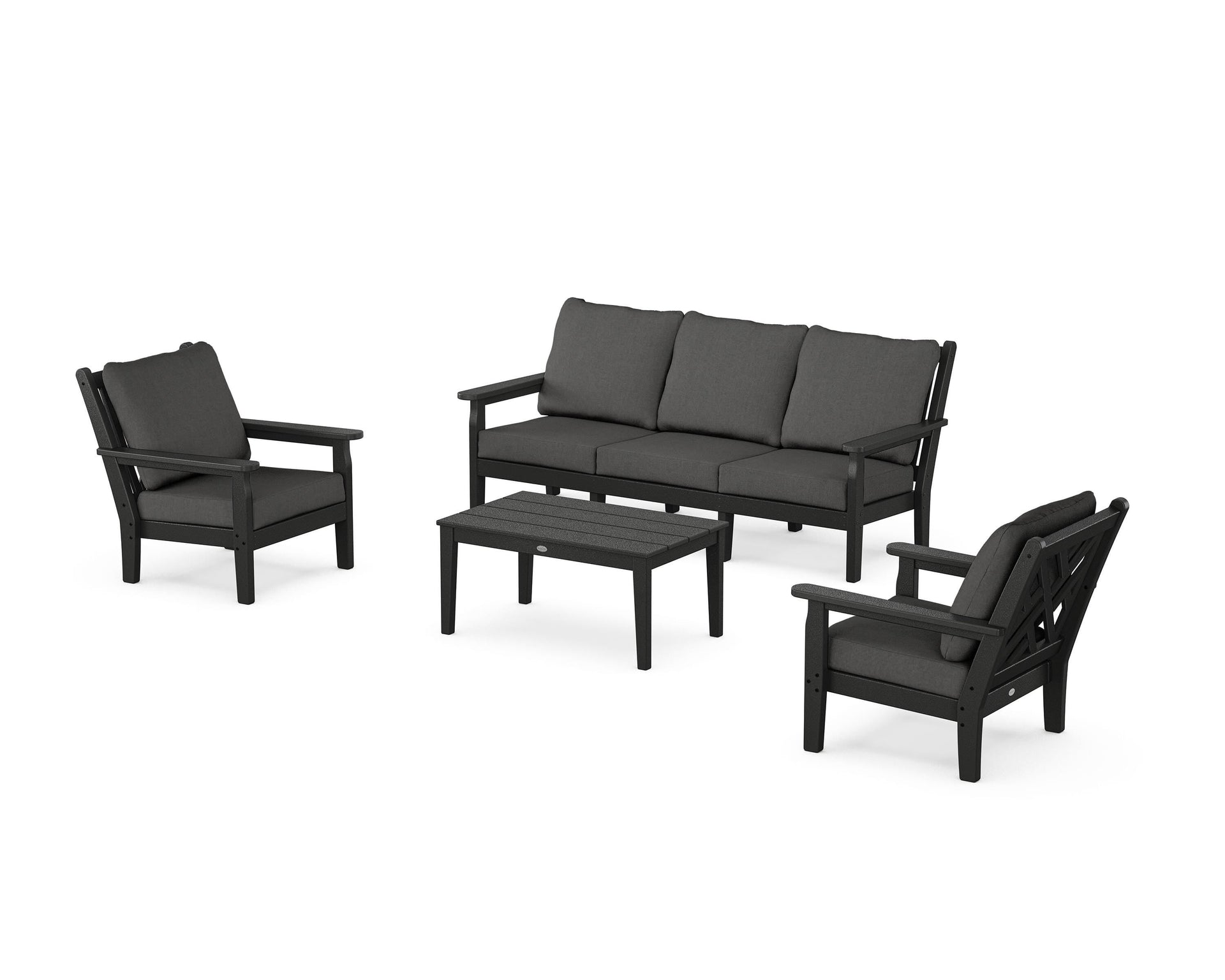 Chippendale 4-Piece Deep Seating Set with Sofa