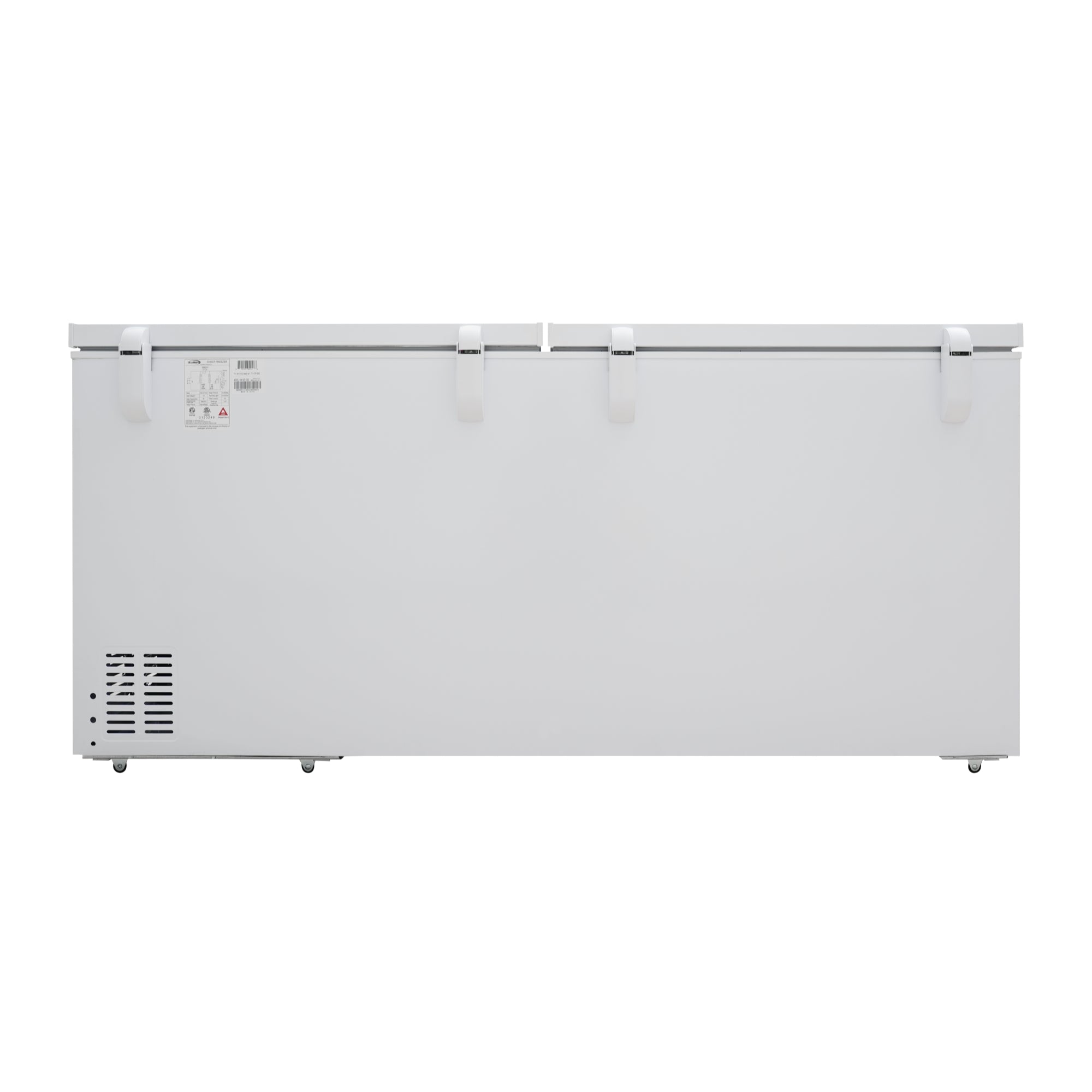 79 in. Commercial Chest Freezer, 30 Cu. Ft. in White, ETL Listed
