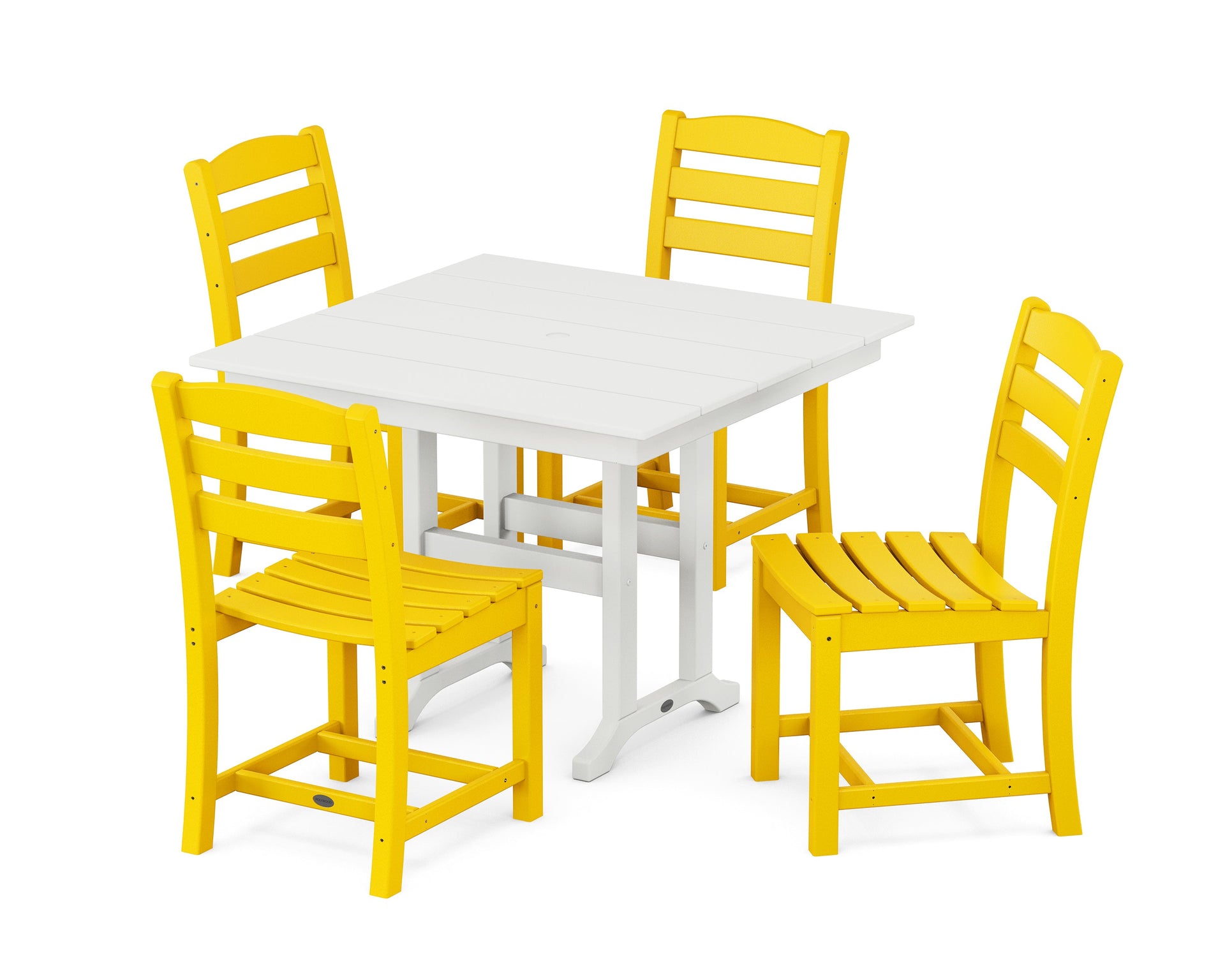 La Casa Café Side Chair 5-Piece Farmhouse Dining Set