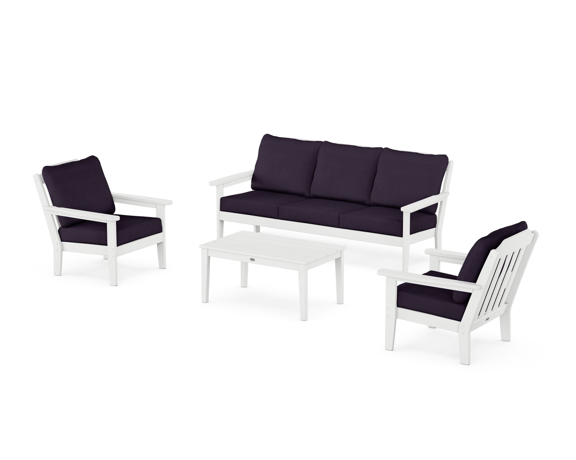 Cottage 4-Piece Deep Seating Set with Sofa