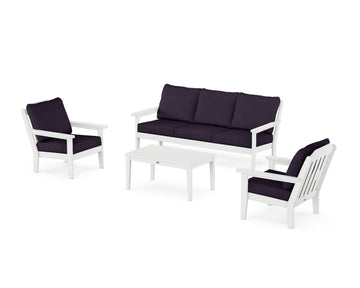 Cottage 4-Piece Deep Seating Set with Sofa