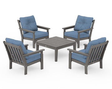 Vineyard 5-Piece Deep Seating Conversation Set