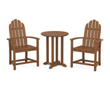 Classic Adirondack 3-Piece Round Bistro Dining Set