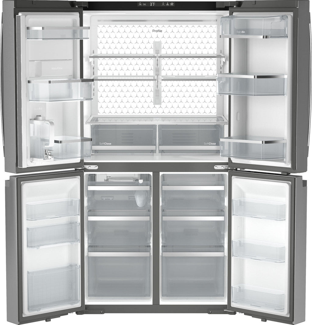 GE Profile™ ENERGY STAR® 28.3 Cu. Ft. Quad-Door Refrigerator with Dual-Dispense AutoFill Pitcher