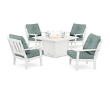 Oxford 5-Piece Deep Seating Set with Fire Pit Table