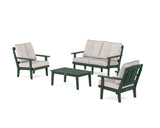 Mission 4-Piece Deep Seating Set with Loveseat