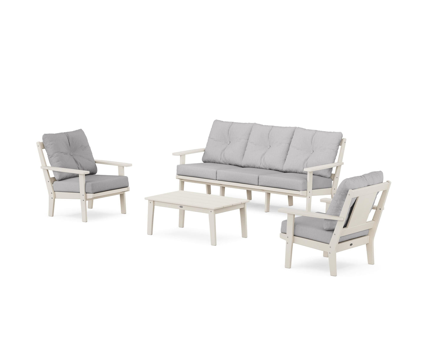 Prairie 4-Piece Deep Seating Set with Sofa