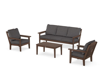 Cottage 4-Piece Deep Seating Set with Sofa