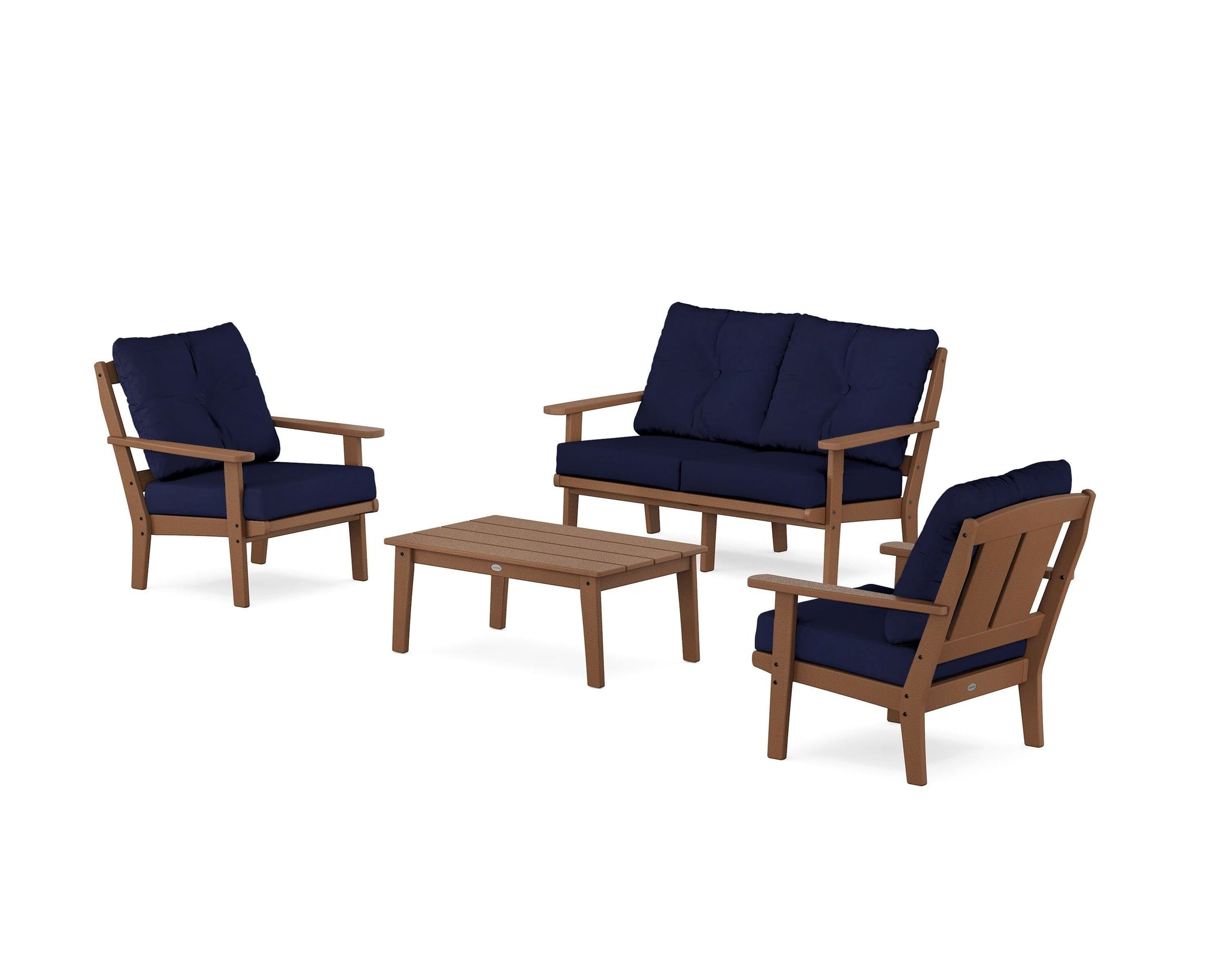 Mission 4-Piece Deep Seating Set with Loveseat