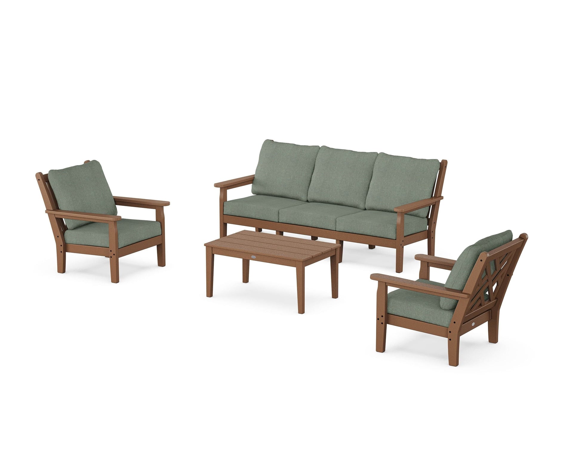 Chippendale 4-Piece Deep Seating Set with Sofa
